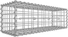 Gabioonkorv SONGMICS, 100 x 30 x 30 cm, GGB133, hõbedane