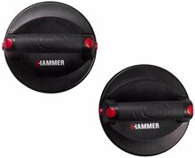Kätekõverduste käepidemed Hammer Magnetic Push Up Twister 66305, 18 cm, 1 kg, 2 tk