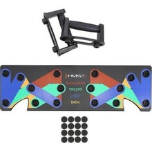 Kätekõverduste laud HMS PU10, must, 18.3 cm, 3 tk
