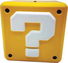 Pildipank Pyramid International Super Mario Question Mark Block, kollane, 12.3 cm, silindriline