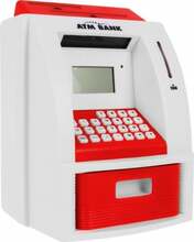 Rahakassa pangaautomaat Ramiz ATM, punane