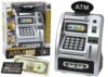 Laste pangautomaat Lean Toys Piggy Bank, hõbe/must, 24.5x15.5x9 cm