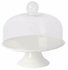 Koogialus klaaskupliga HOME4YOU SOFIA, 28 cm, valge