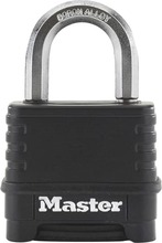Tabalukk Master Lock M178EURD, 57 mm, must tsingitud