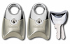 Tabalukk MasterLock 195EURTSN, 20 mm, tsingitud nikeldatud