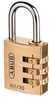 Ripplukk Abus 165/30C, kuldne, 32 x 65 mm