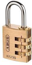 Ripplukk Abus 165/30C, kuldne, 32 x 65 mm