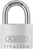 Ripplukk Abus Titalium 54TI/40, 38 x 57 mm, hõbe