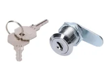Ümmargune kappide lukk Extralink Round Lock for Cabinets, hõbedane