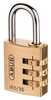 Ripplukk Abus 165/30C, 32 x 65 mm, kuldne