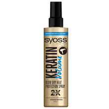 Kuumakaitsesprei Syoss Keratin & Volume, 200 ml