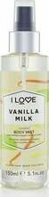 Kehasprei I Love Signature Collection Vanilla Milk, 165 ml