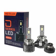 LED pirnid M-TECH D4S, 6000K, 7000lm, 2 tk