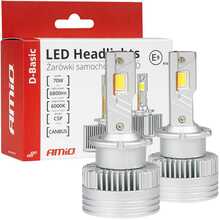 LED esitulepirn Amio D-basic D4S D4R, 6000K, Canbus