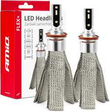 LED autolambid Amio flex+ H8 H9 H11 H16, 12V/24V, 6000K