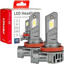 LED autolambid Amio X5 Winger H8/H9/H11, 6000 K, Canbus, AMIO-03947