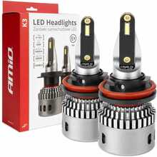 LED autolambid Amio K3 H8 H9 H11 H16, 12 V, 6000 K