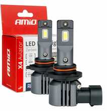 LED autolambid Amio x4 seeria Aviator HB3/HIR1 9011/H10, 6500 K