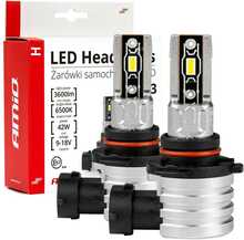 LED autolambid H-mini seeria HB3 9005/HIR1 9011/H10, 6500K, canbus, amio-03334