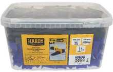 Plaatide tasandussüsteem Hardy, 1 mm, 300 tk klambreid + 100 tk kiile