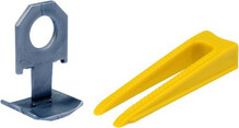 Plaatide tasandussüsteem Vorel 04691, 1,5 mm, 50 kiilu + 50 klipsi