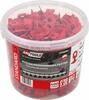 Plaatide nivelleerimissüsteem AW-Tools, 3.0 mm - 7-15 mm, 400 tk