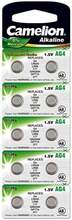 Patareid Camelion AG4/LR66/LR626/377, 1.5 V, 10 tk