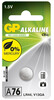 Patarei GP A76, LR44, 1.5V, leelis, 1 tk