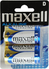 Patareid Maxell LR20 D, leelispatarei, 1.5 V, 2 tk