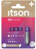 Patareid Itson itsPOWER Alkaline LR03IPO/4CP, AAA, 4 tk