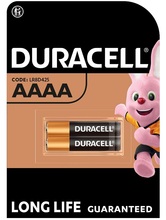 Patareid Duracell Ultra Power AAAA (LR61, LR8D425, MX2500, E96), 1.5V, 2 tk