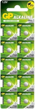 Leelispatareid GP LR66, 10 tk