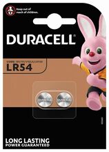 Patareid Duracell LR54, 1.5V, 2 tk