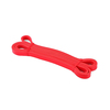 Treeningkumm - silmus Sanro PowerBand KP-013, 208 x 1.3 cm, kerge, punane