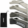 Treeningkummide komplekt Zipro Power Loop Set, 208 cm x 0.45 cm, hall, 4 tk
