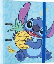 Kaustik Disney Stitch Tropical A4, 2 rõngast, kummipael