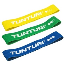 Mini vastupanu kummide komplekt Tunturi Textile Band, 64 x 5.8 x 0.6 cm, 3 tk