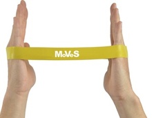Takistuskumm Moves Loop, 30 cm, kollane, tase 1