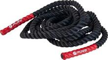 Treeningkõis Pure2Improve Battle Rope 12m, must/punane