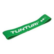 Tekstiilist vastupidavuskumm Tunturi Textile Band, keskmine, roheline