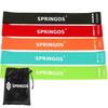 Vastupidavuslintide komplekt Springos Power Band PB0012, 60 x 5 cm, 5 tk