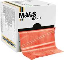 Vastupidavuskumm MOVES band 45,5 m, punane