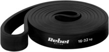 Lateksist treeningkumm REBEL Power Band PL-3, must, 16-32 kg