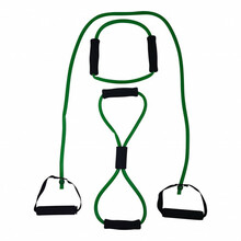 Vastupidavusriba Tunturi Tubing with Grip 14TUSFU162, medium, 140 cm, roheline