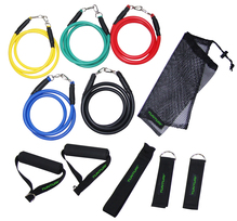 Treeningkummide komplekt Tunturi Exercise Multifunction Resistance Tubing Set 14TUSFU199, 5 tk