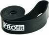 Takistuskumm PROFIT Power Band SL2607, must, 208 x 6.4 x 0.45 cm