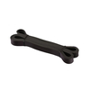 Treeningkumm - silmus Sanro PowerBand KP-015, 208 x 2.2 cm, must, kerge+