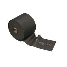 Elastne lint Thera-Band lateksivaba, must, 1 m