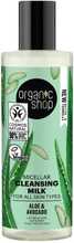 Mitsellaarpuhastuspiim Organic Shop Aloe, 150 ml