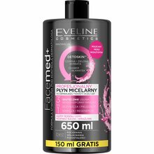 Mitsellaarvesi Eveline Cosmetics FaceMed+, kõikidele nahatüüpidele, 650 ml